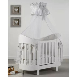 Балдахин със стойка за бебешко легло - LUX Eva